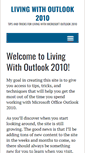 Mobile Screenshot of living-with-outlook-2010.com